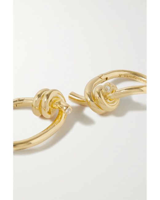 Completedworks Metallic Net Sustain The Freedom To Imagine Ii Recycled Vermeil Topaz Earrings