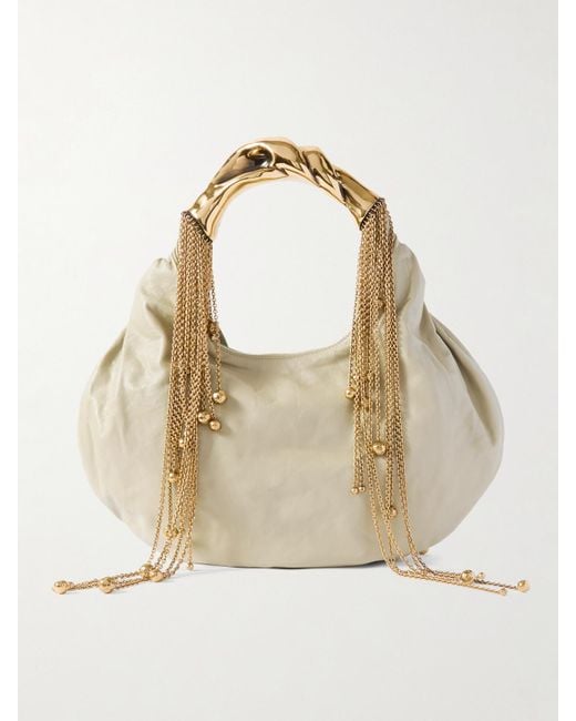 Sac À Main En Cuir À Ornements Twisted Shell Chloé en coloris Natural