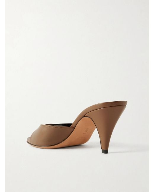 Jude Natural Haze Leather Mules