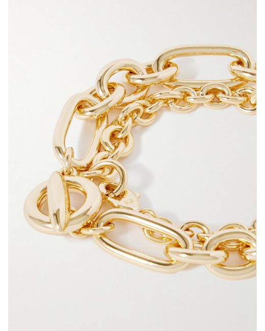 Set De Deux Bracelets En Métal Et Émail The Happy Heart Initial Roxanne Assoulin en coloris Metallic