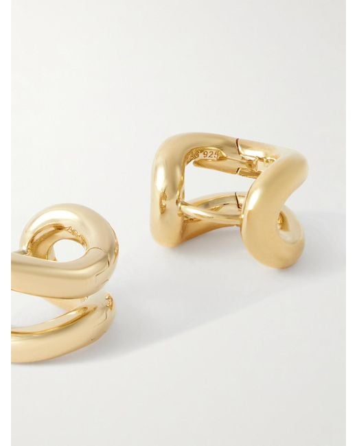 LIE STUDIO Metallic The Asta-Plated Earrings
