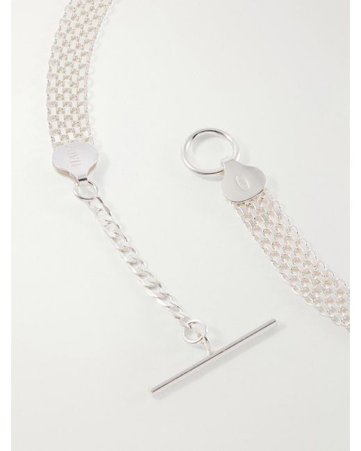 Loren Stewart White Sterling Necklace