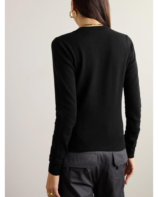 Saint Laurent Black Wool Sweater
