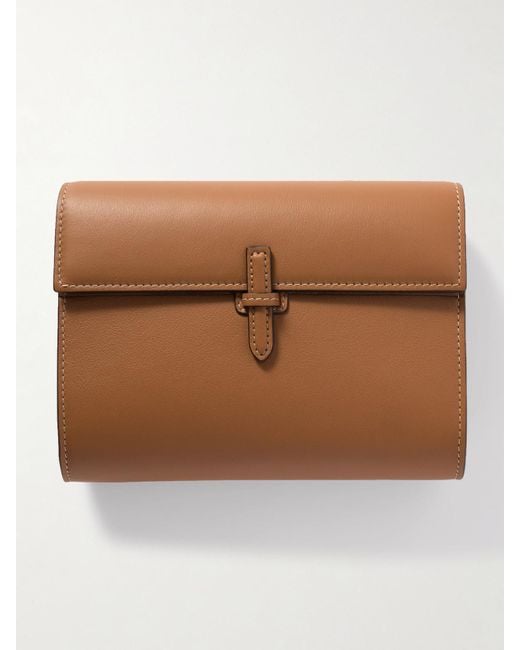 Hunting Season Brown Leather Clutch