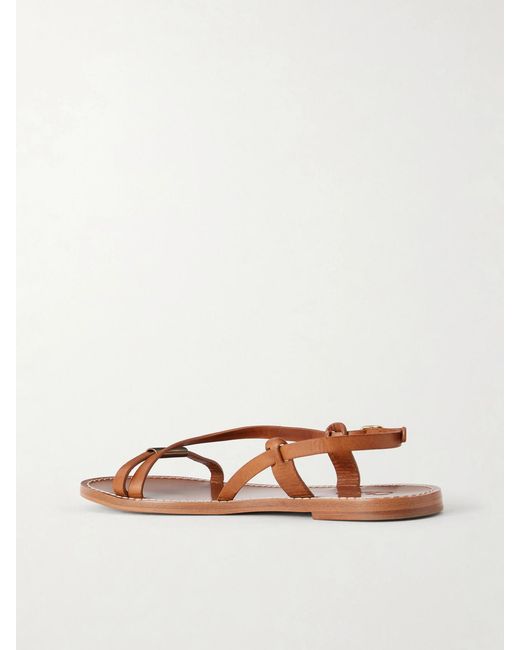 Chloé Brown Matilda Leather Sandals