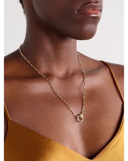 Ileana Makri Natural 14-Karat Diamond Necklace