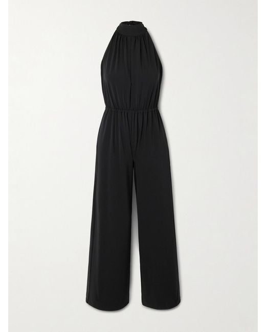 Eres Black Suit Jersey Jumpsuit