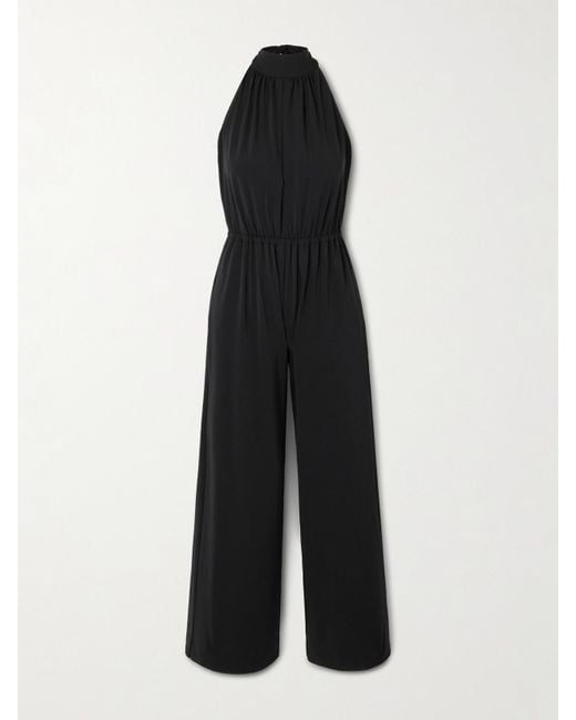 Eres Black Suit Jersey Jumpsuit