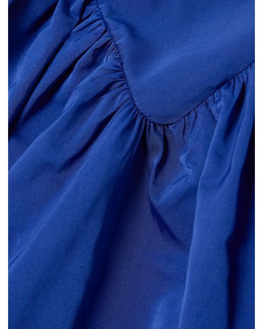 Mini-Robe En Taffetas À Fronces Sunday Vivienne Westwood en coloris Blue