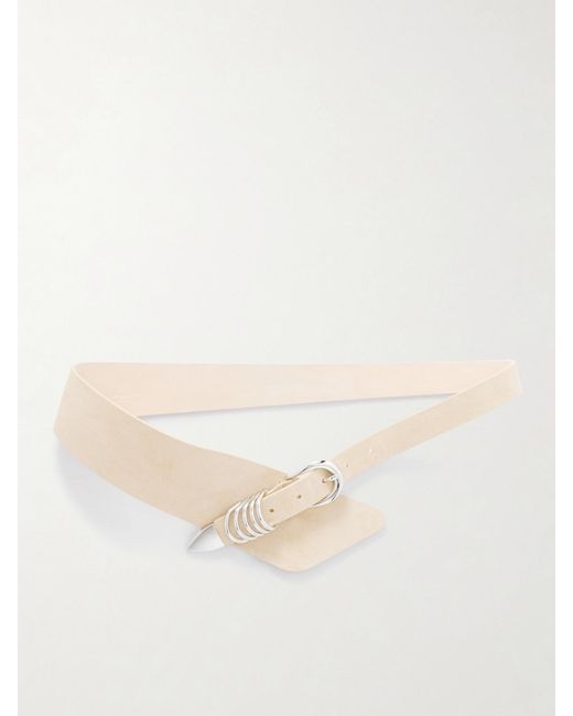 DEHANCHE Natural Alcott Suede Belt