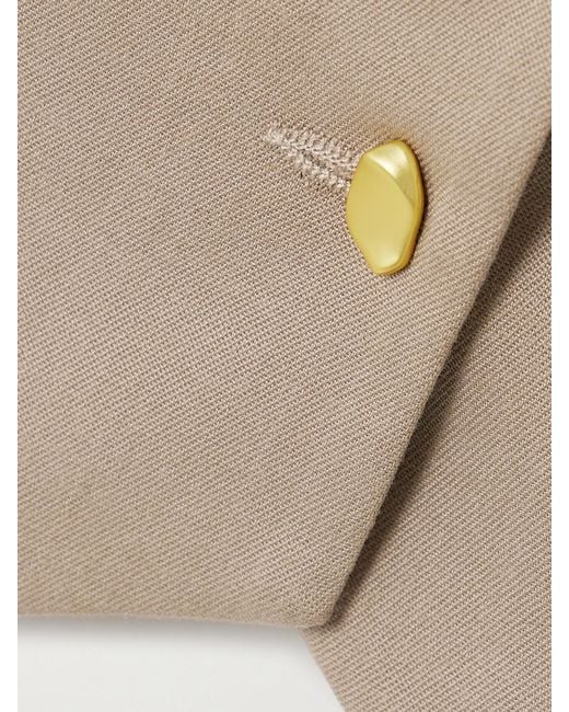 Mother Of Pearl Natural Net Sustain Alison Tencel Lyocell-Blend Twill Waistcoat