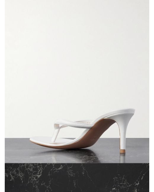 Gianvito Rossi White Calypso 70 Leather Sandals