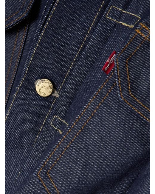 Veste En Jean À Plis X Levi's Sacai en coloris Blue