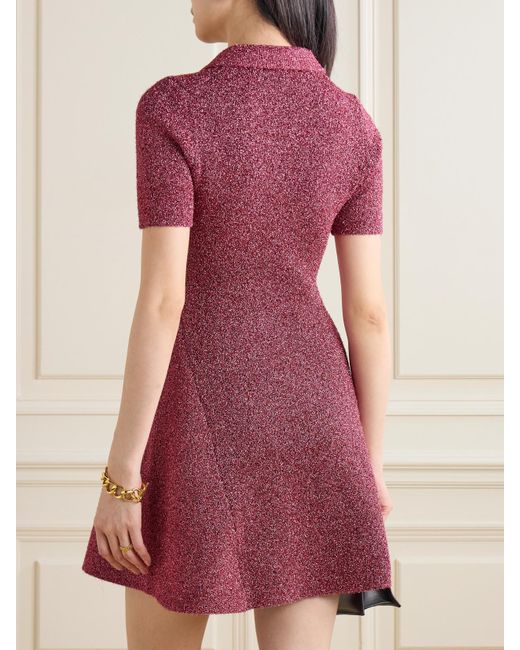 hot pink ruffle mini dress Milla Women's Romantic Ruffled Pink Mini Dress With Rose Appliques main image 1