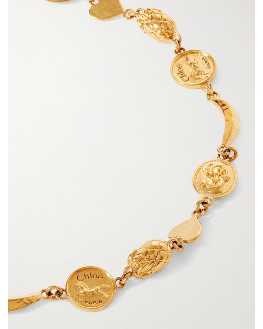 Chloé Metallic Tone Necklace