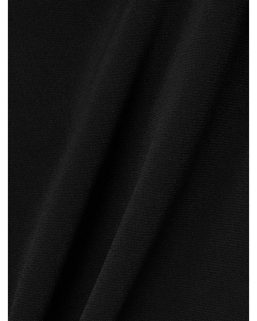 Another Tomorrow Black Kleid Aus Crêpe