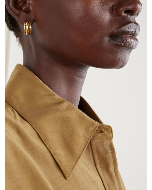 LIE STUDIO Metallic The Eleonora-Plated Earrings