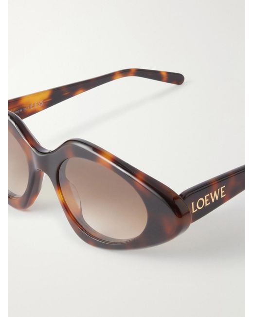 Loewe Multicolor Slim Cat-Eye Acetate Sunglasses