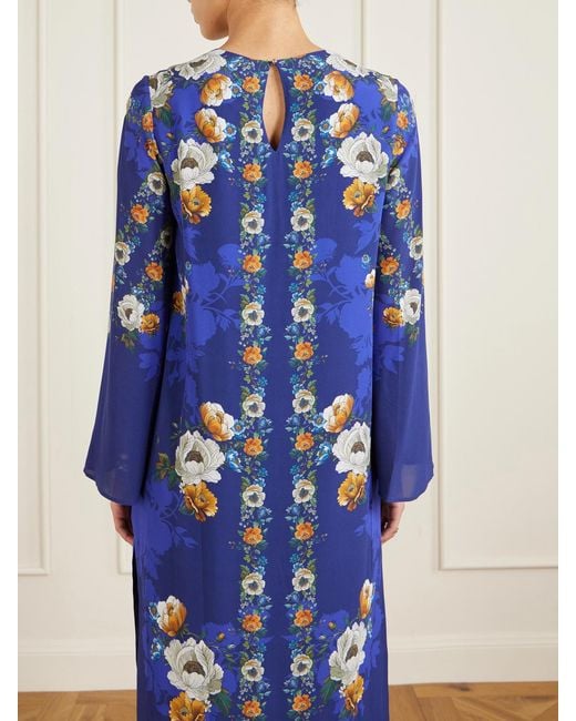 bridal shower blue dress Stevie Sequin Dress