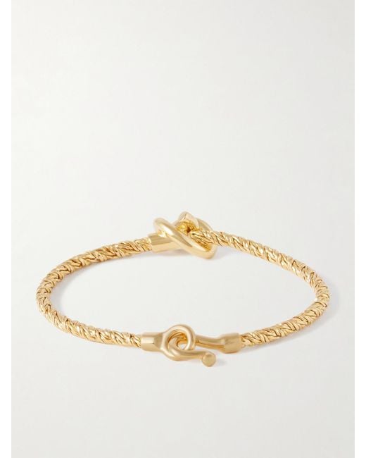 Bottega Veneta Natural Plated Bracelet