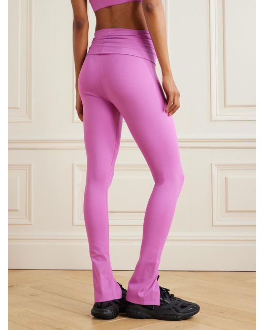 Adidas By Stella McCartney Pink Truestrength Leggings Aus Recyceltem Stretch-Material