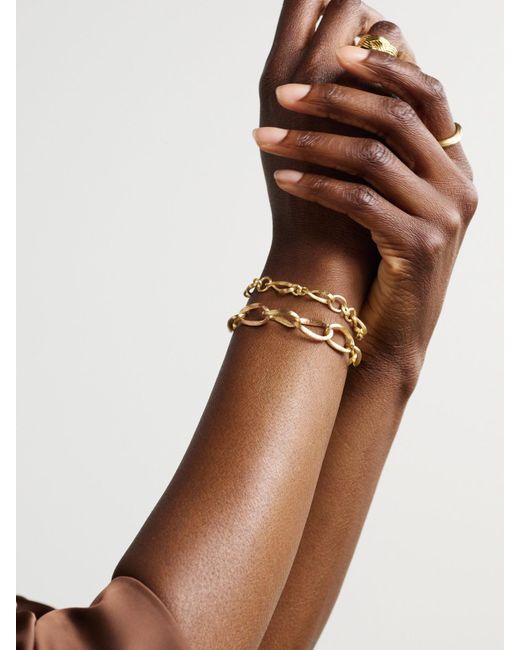 Ole Lynggaard Copenhagen Natural Love Mini 18-Karat And Rose Bracelet