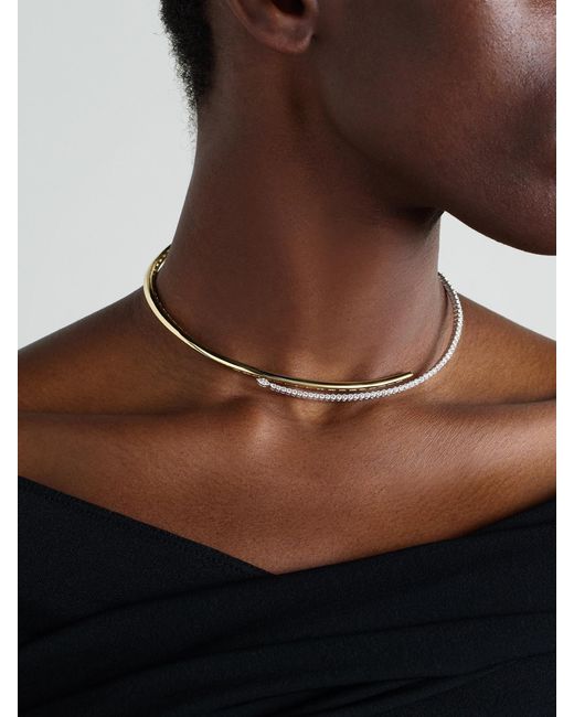 YEPREM Natural Strada 18-Karat Diamond Necklace