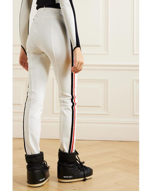 Black Stirrup technical-twill ski leggings, Moncler