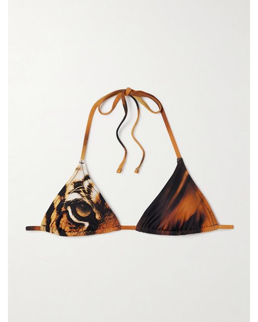 Skims Multicolor Roberto Cavalli Signature Swim Triangle Top