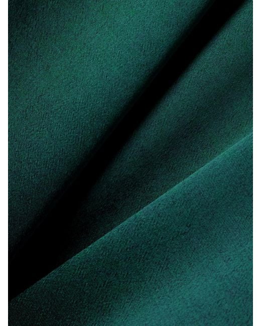 Another Tomorrow Green Satin Tank