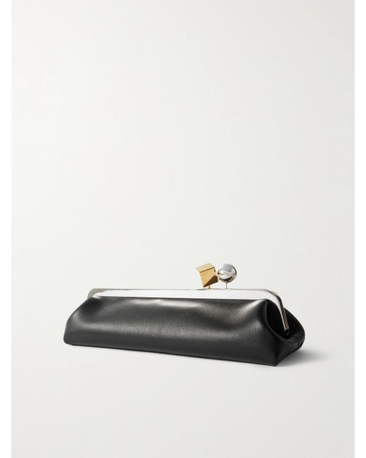 Pochette En Cuir Le Salon Jacquemus en coloris Black