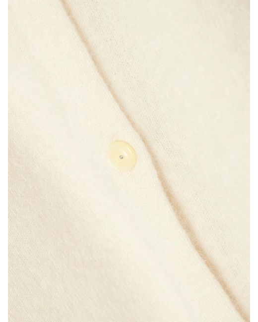 Theory Natural Brushed Cashmere Cardigan