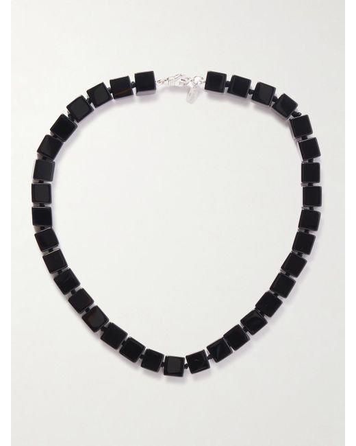 Le Sundial Black Tube Onyx And Collar