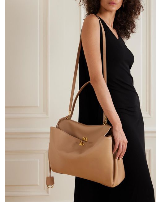 Balenciaga Brown Rodeo Large Leather Shoulder Bag