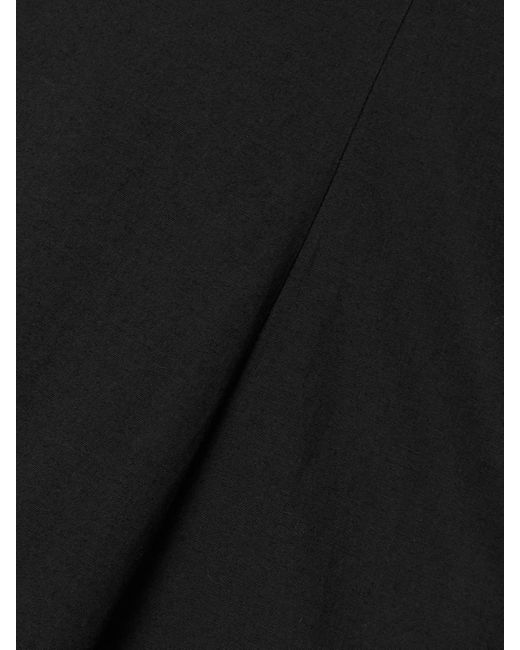 Robe Midi En Toile De Coton Isabella Khaite en coloris Black