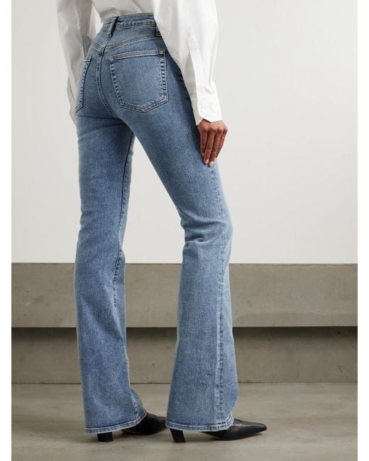 FRAME Blue The Reboot Mid-Rise Bootcut Jeans