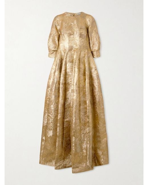 Jonathan Simkhai Natural Claravelle Jacquard Gown