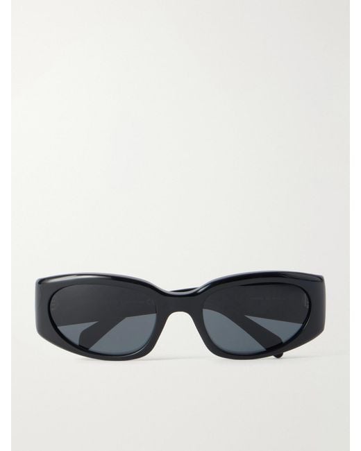 Céline Black Journey Round-Frame Acetate Sunglasses