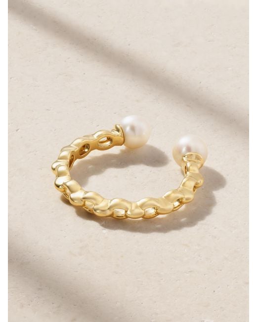 Mizuki Natural Sea Of Beauty 14-Karat Pearl Ring