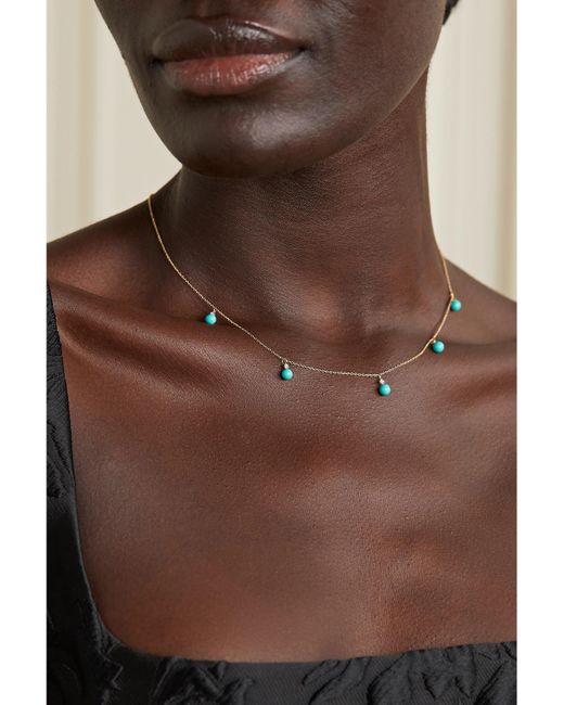 Mateo Natural 14-Karat, And Diamond Necklace