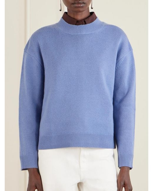 Twp Blue Boy Crewneck Cashmere Sweater