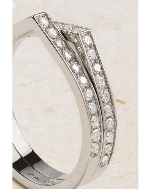 Repossi Natural Antifer 18-Karat Diamond Ring