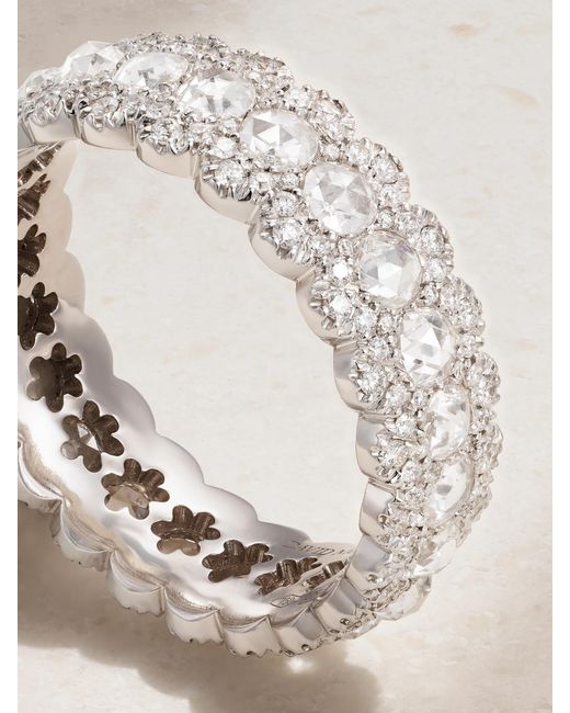 David Morris Natural 18-Karat Diamond Ring
