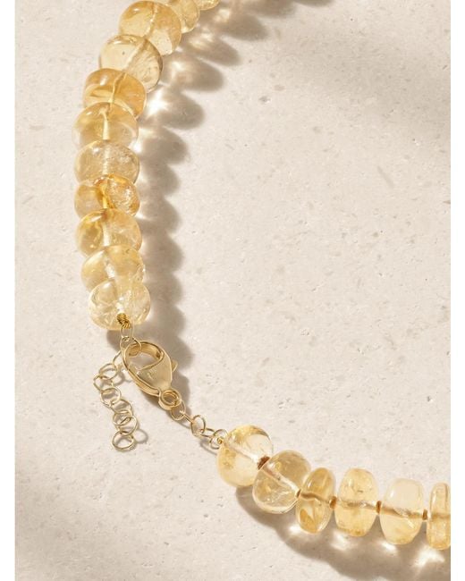 JIA JIA Natural 14-Karat Citrine Necklace