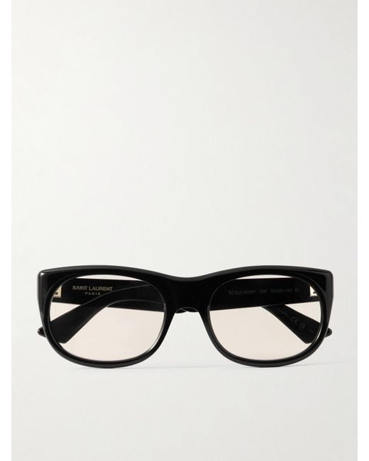 Saint Laurent Black Romy D-Frame Acetate Sunglasses