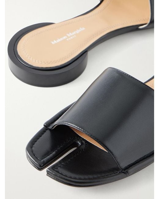 Maison Margiela White Tabi Split-Toe Leather Flats