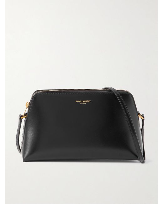 Saint Laurent Black Schultertasche Aus Leder