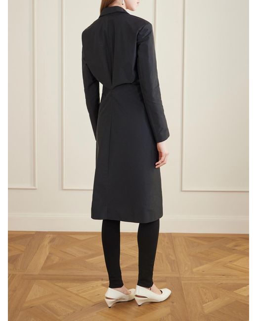 Jil Sander Black Shell Coat