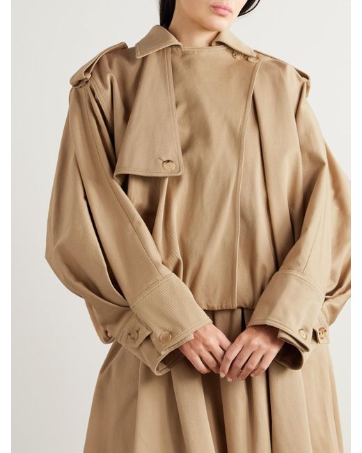 Gabriela Hearst Natural Hunt Oversized-Jacke Aus Baumwoll-Twill