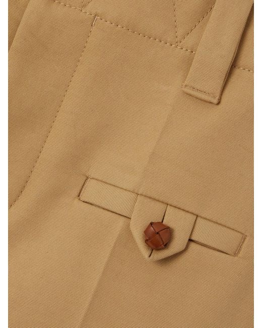 Bottega Veneta Natural Cotton-Canvas Skirt